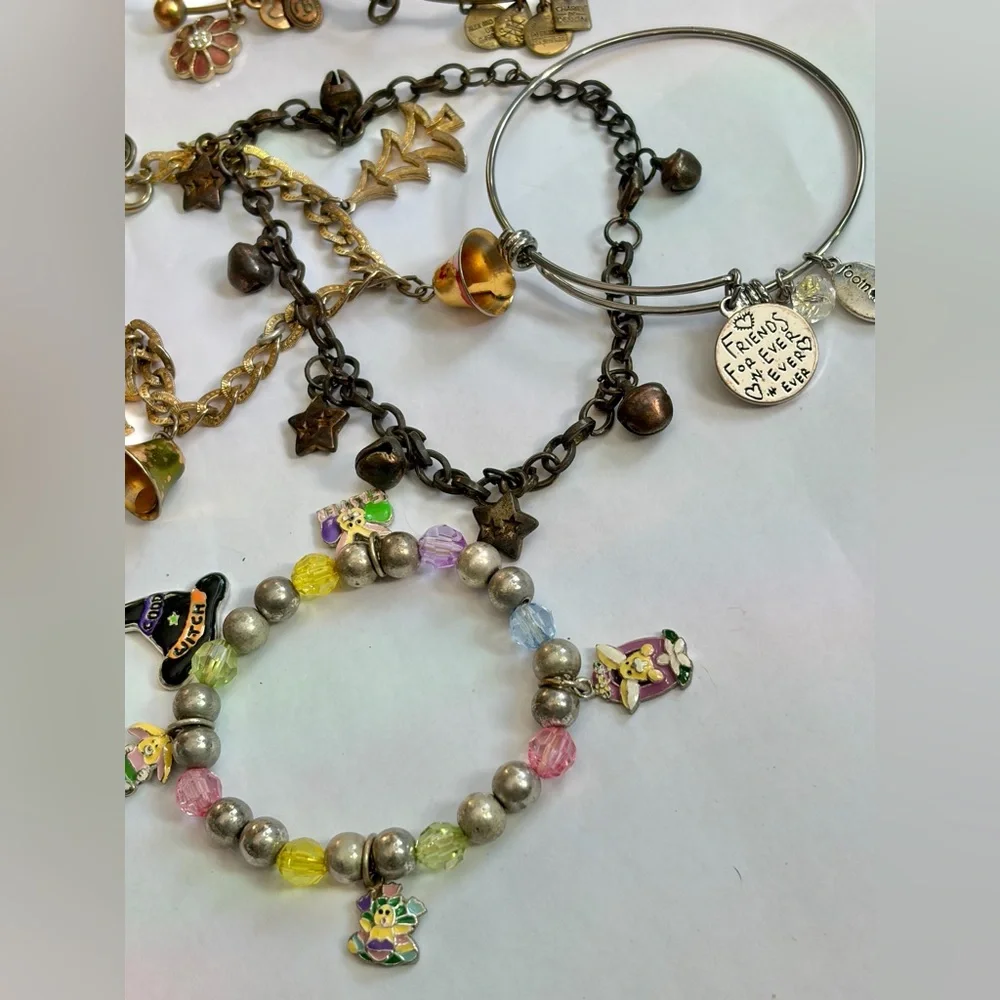 Vintage to modern Charm Bracelet Lot of 12